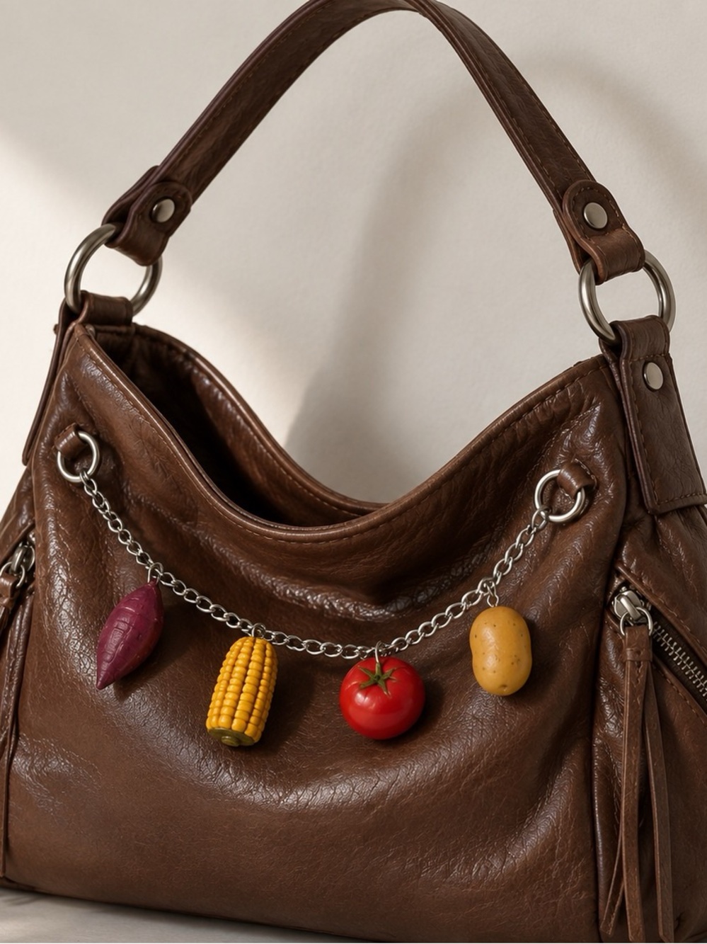 Mini Food Bag Charm